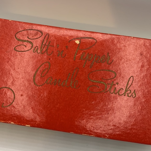 Vintage Daily & Christening Salt and Pepper Candle Sticks by Dave’s - Picture 3 of 10